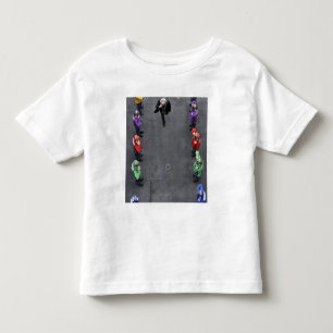 T-shirt Pour Les Tous Petits Sideboys d'arc-en-ciel de marine des USA