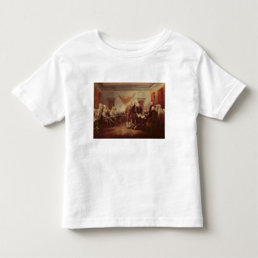 T-shirt Pour Les Tous Petits Signature de la déclaration d'indépendance, 4ème (Devant)