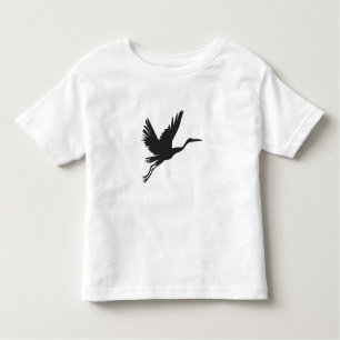T-shirt Pour Les Tous Petits Silhouette volante de héron - Choisir la couleur a