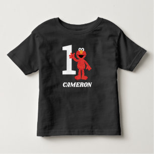 T-shirt Pour Les Tous Petits Simple Elmo 1er anniversaire