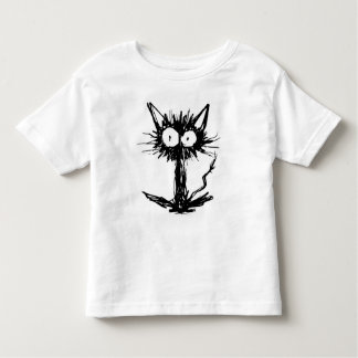 T-shirt Pour Les Tous Petits *Simple noir de chaton