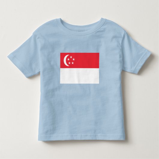 T-shirt Pour Les Tous Petits Singapore Flag (Devant)