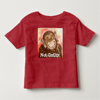 T-shirt Pour Les Tous Petits Singe coupable