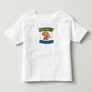 T-shirt Pour Les Tous Petits Singe d'affaires drôle