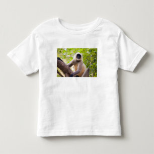T-shirt Pour Les Tous Petits Singe dans la jungle du parc national de Ranthambo