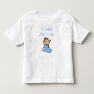 T-shirt Pour Les Tous Petits Singe de Little Boy de la maman