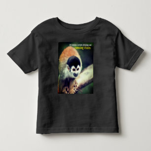 T-shirt Pour Les Tous Petits Singe écureuil dans l'arbre