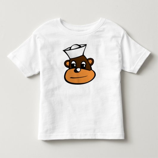 T-shirt Pour Les Tous Petits Singe marin (Devant)