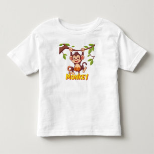 T-shirt Pour Les Tous Petits Singe mignon