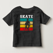 T-shirt Pour Les Tous Petits Skateboard Kid Retro (Devant)