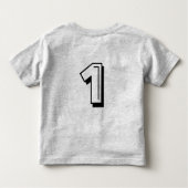 T-shirt Pour Les Tous Petits Sketchy Tractor Farm Boy Anniversaire (Dos)