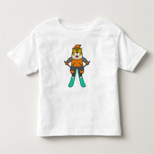 T-shirt Pour Les Tous Petits Ski de Tiger