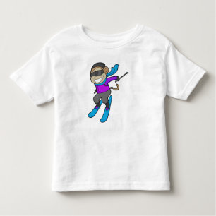T-shirt Pour Les Tous Petits Ski Monkey