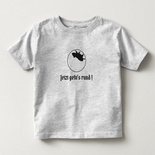 T-shirt Pour Les Tous Petits Slogan Maintenant ça tourne (Devant)