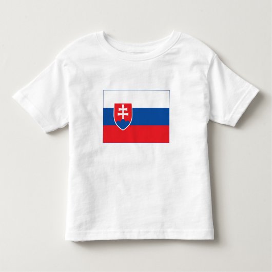 T-shirt Pour Les Tous Petits Slovakia Flag (Devant)