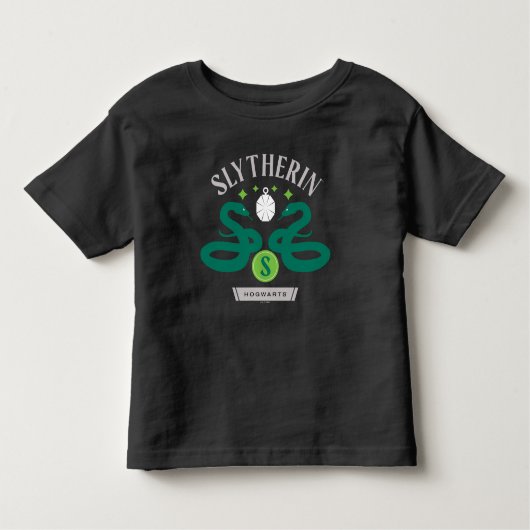 T-shirt Pour Les Tous Petits SLYTHERIN™ House Double Snake Locket Graphic (Devant)