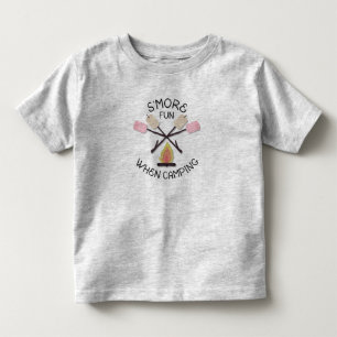 T-shirt Pour Les Tous Petits S'more Amusement En Camping En Plein Air Lover Cad
