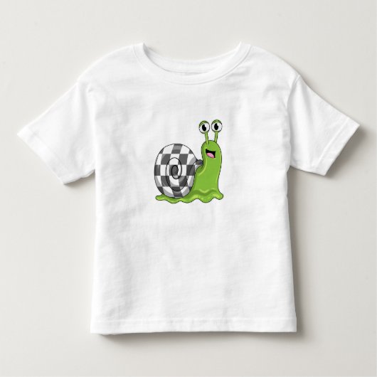 T-shirt Pour Les Tous Petits Snack aux échecs avec échiquier (Devant)