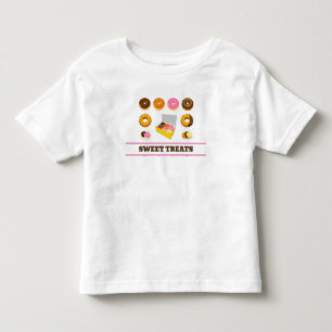 T-shirt Pour Les Tous Petits Snackrecteurs Avec Des Noix De Doughut
