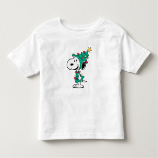 T-shirt Pour Les Tous Petits snoopy christmas trees 