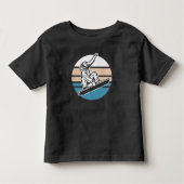 T-shirt Pour Les Tous Petits Snowboard Jump Snowboardeur Sport d'hiver (Devant)