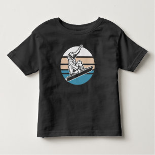 T-shirt Pour Les Tous Petits Snowboard Jump Snowboardeur Sport d'hiver