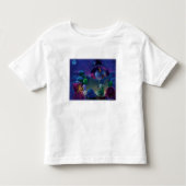 T-shirt Pour Les Tous Petits Snowman Wintertime Reading Art (Devant)