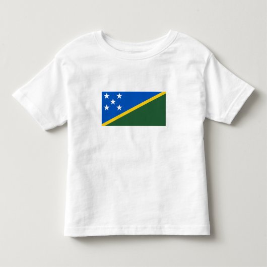 T-shirt Pour Les Tous Petits Solomon Islands Flag (Devant)
