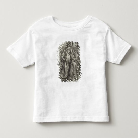 T-shirt Pour Les Tous Petits Solomon prie devant une image gravenne, c.1514 (Devant)