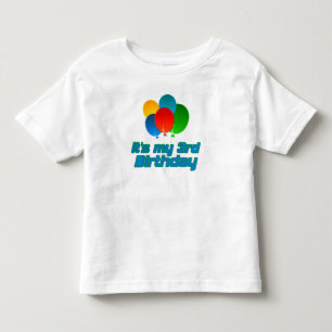 T-shirt Pour Les Tous Petits Son mon 3ème anniversaire