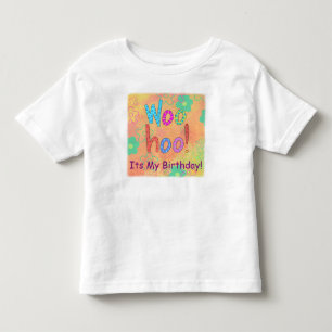 T-shirt Pour Les Tous Petits Son mon graphique d'orange de l'anniversaire de
