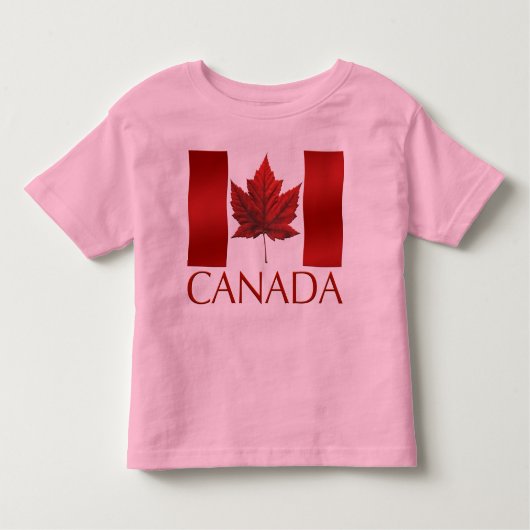 T-shirt Pour Les Tous Petits Sonnette à drapeau du Canada pour enfant personnal (Devant)