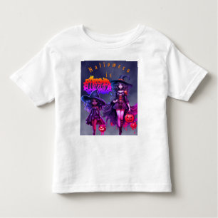 T-shirt Pour Les Tous Petits sorcière d'Halloween