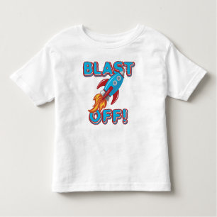 T-shirt Pour Les Tous Petits Soufflez le bateau de Rocket