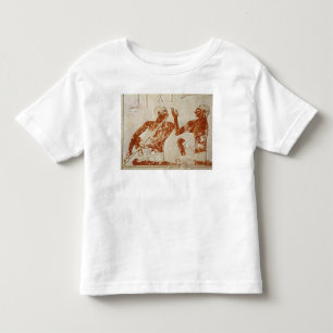T-shirt Pour Les Tous Petits Soulagement peint dépeignant un joueur de