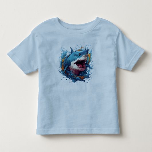 T-shirt Pour Les Tous Petits Sous la surface : Styles de requin (Devant)