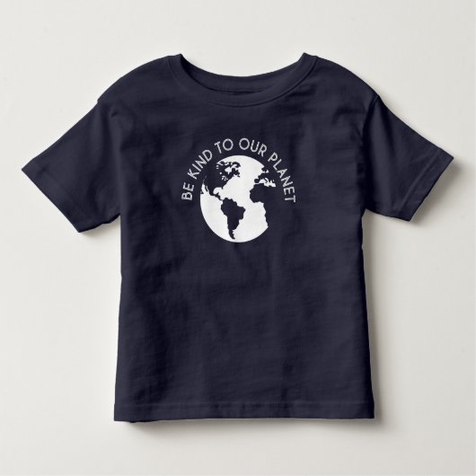 T-shirt Pour Les Tous Petits Soyez Gentils Avec Notre Planète (Devant)