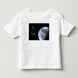 T-shirt Pour Les Tous Petits Spitzer partant la terre peu après le lancement