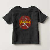 T-shirt Pour Les Tous Petits Sport de baseball (Devant)