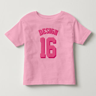 T-shirt Pour Les Tous Petits Sports roses Jersey de l'enfant en bas âge |