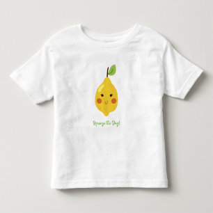 T-shirt Pour Les Tous Petits Squeeze Day Punny Lemon