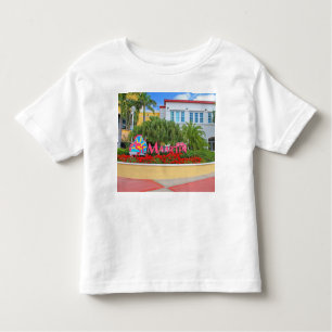 T-shirt Pour Les Tous Petits St. Maarten, Panneau de bienvenue, photographie, N