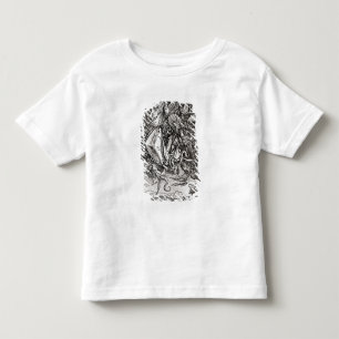 T-shirt Pour Les Tous Petits St Michael et le dragon, d'un latin