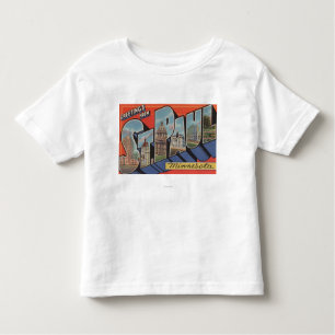 T-shirt Pour Les Tous Petits St Paul, Minnesota - grandes scènes de lettre