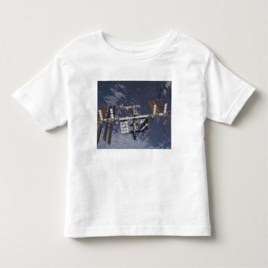 T-shirt Pour Les Tous Petits Station spatiale internationale en orbite (Devant)