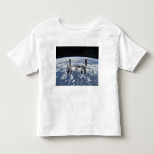 T-shirt Pour Les Tous Petits Station spatiale internationale en orbite (Devant)
