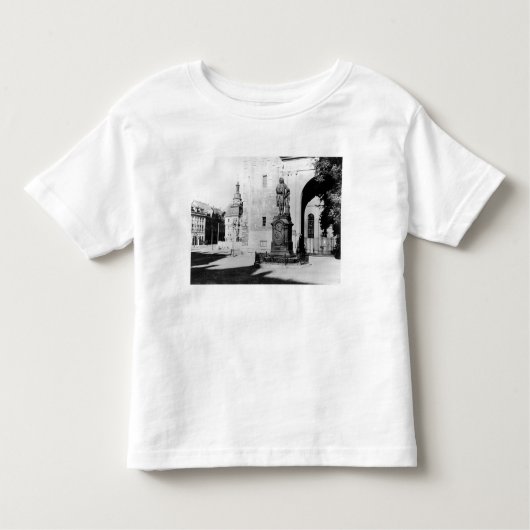 T-shirt Pour Les Tous Petits Statue de Johann Sebastian Bach (Devant)