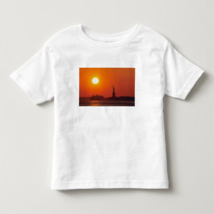 T-shirt Pour Les Tous Petits Statue de la Liberté, port de New York, NY, États-