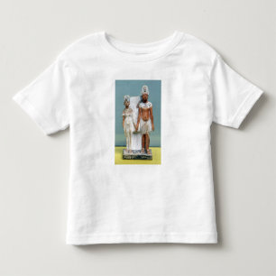 T-shirt Pour Les Tous Petits Statuette d'Amenophis IV et de Nefertiti