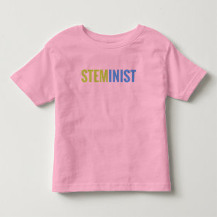 T-shirt Pour Les Tous Petits STEMinist Girls' Ringer Tee